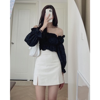 A932 Áo gấm trễ vai Audrey