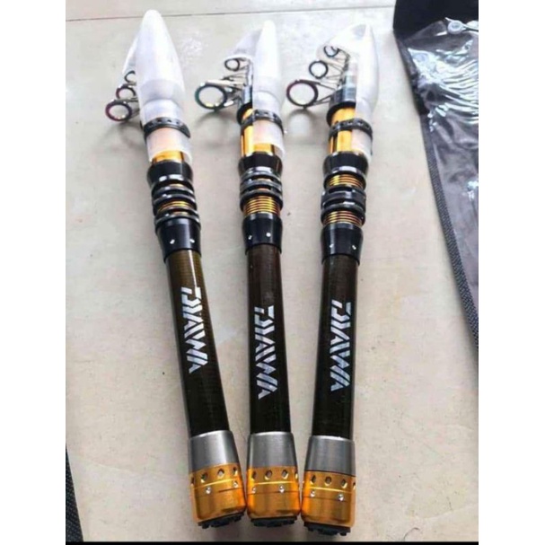 Cần Câu Rút Daiwa Bỏ Cốp- Thu Gọn 40cm Tiện Lợi