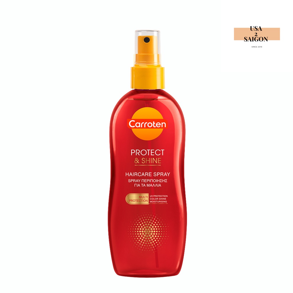 Xịt chống nắng bảo vệ tóc Carroten Oil Protect &amp; Shine Haircare Spray 150ml