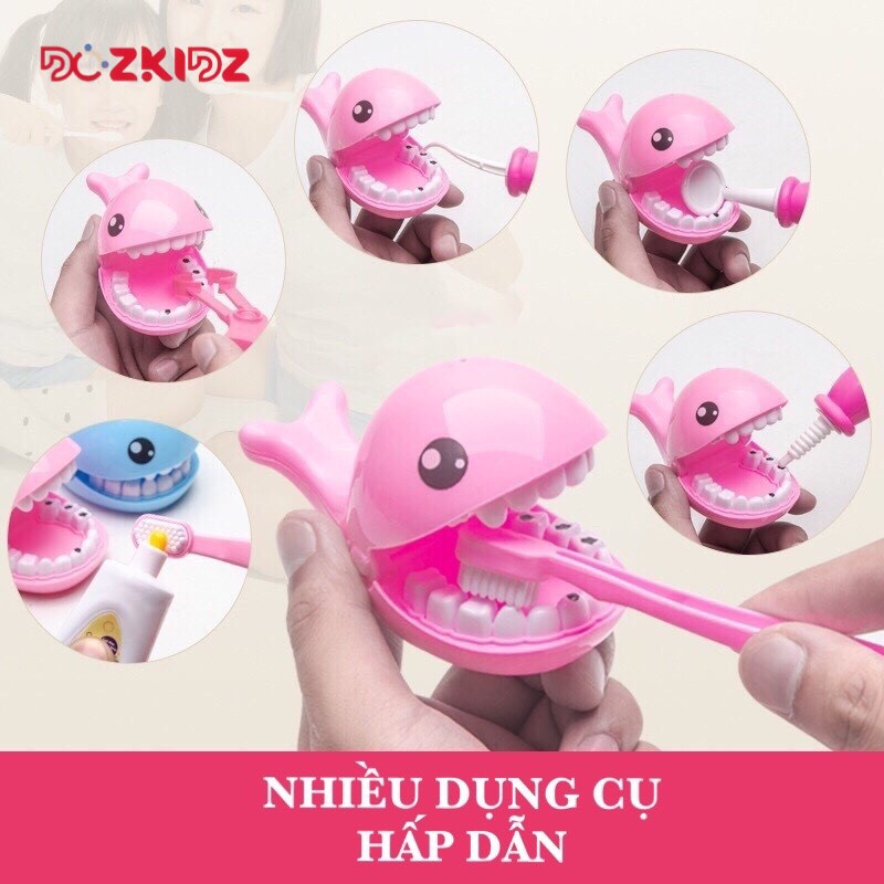 Đồ chơi bác sĩ nha khoa 33 chi tiết cho bé từ 2 tuổi trở lên - DOZKIDZ