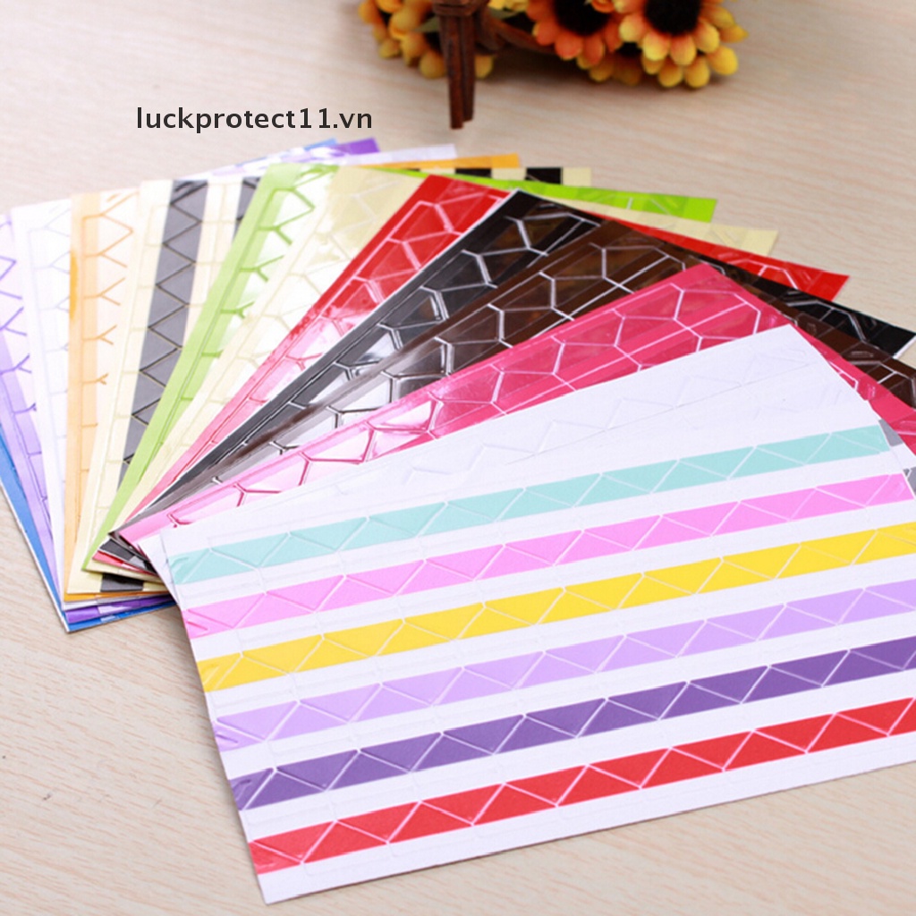 * 3c &amp; NEW * 1 Tờ / 102 Miếng Dán Góc Ảnh Tự Dính 1 Tờ / 102 Miếng Dán Góc Ảnh Tự Dính Dễ Thương 1