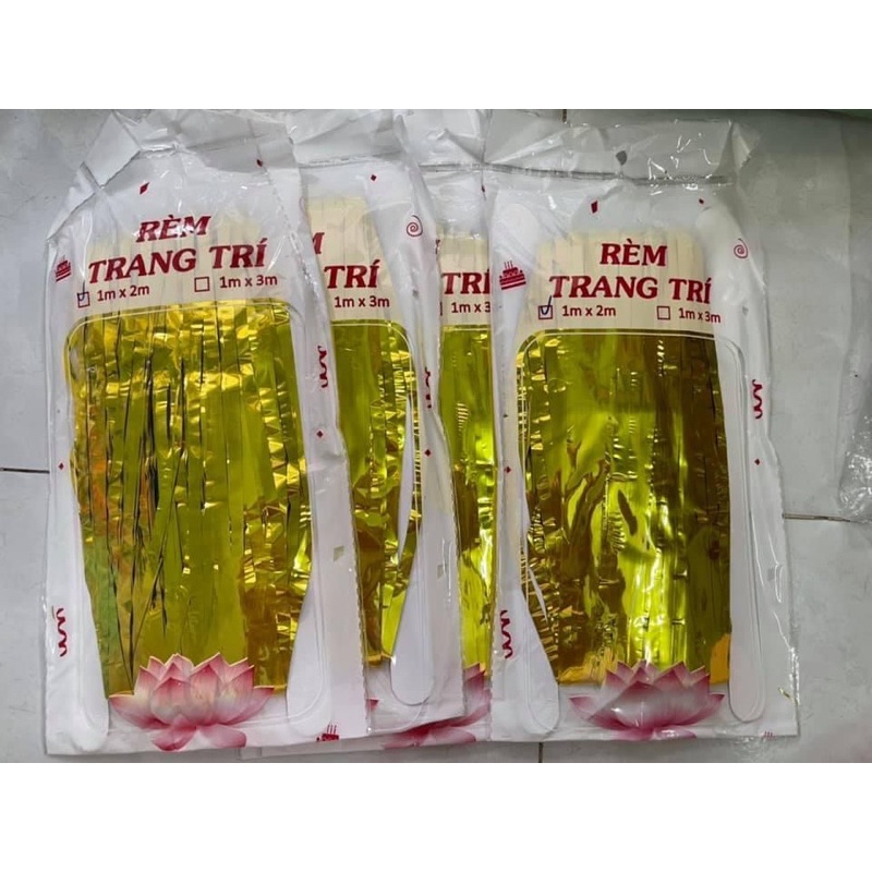 Rèm kim tuyến trang trí sinh nhật, thôi nôi, tiệc đầy tháng cho bé trai, bé gái, trang trí phòng cưới,phòng ngủ