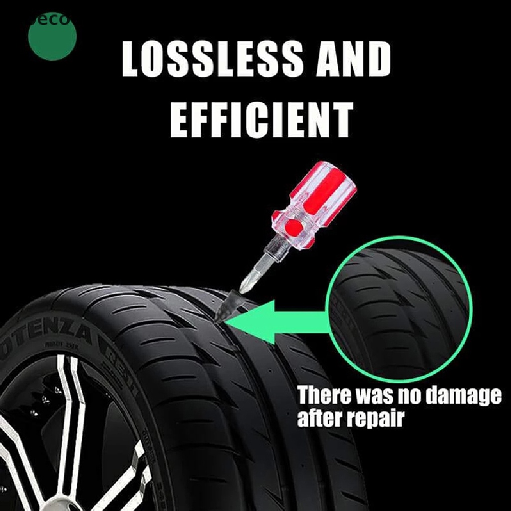 Set 10 đinh cao su sửa chữa lốp xe máy không cần khoan