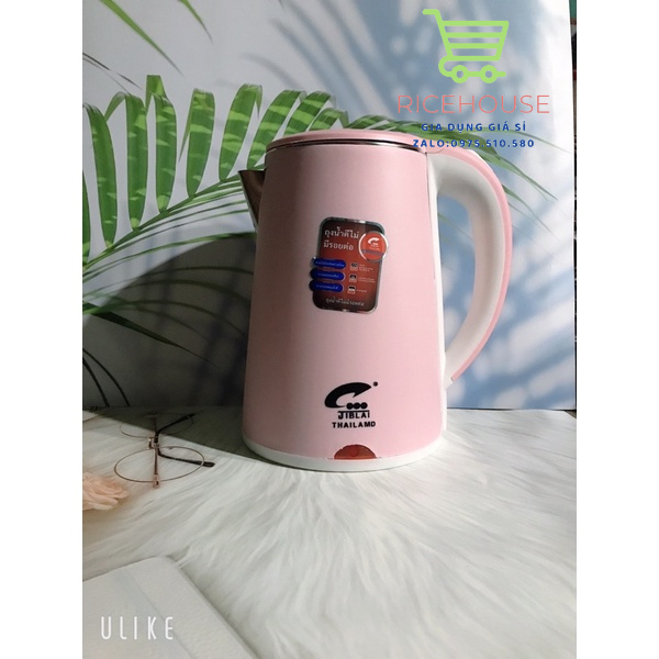 ẤM SIÊU TỐC ĐUN NƯỚC CUCKOO 2,5L - BÌNH ĐUN NƯỚC JIPLAI THÁI 2 LỚP BỀN ĐẸP