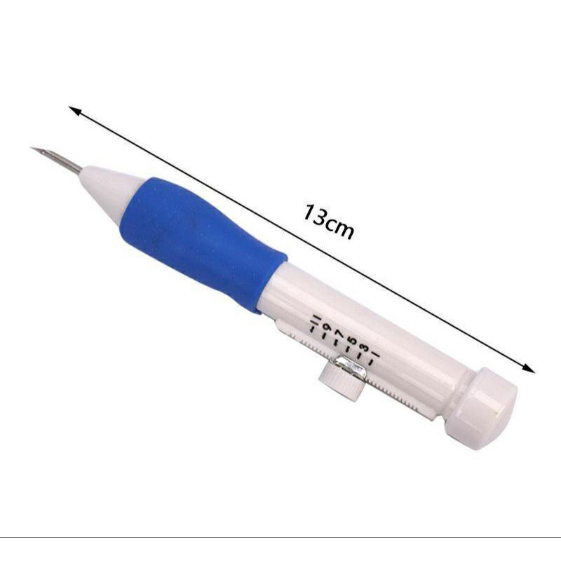 Bút thêu chỉ nổi, len xù - Punch Needle - Cây bút thần kì - Dụng cụ làm handmade từ len, chỉ