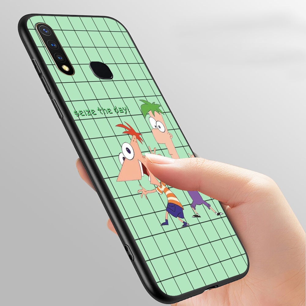 OPPO A53 A32 F11 Reno 2 3 4 Z 2Z 2F Pro 2020 TPU Soft Silicone Case Casing Cover PZ125 Phineas and Ferb