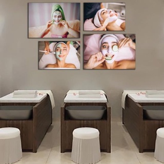 Tranh spa trang trí tiệm massage, thẩm mỹ viện, tiệm tóc skin care
