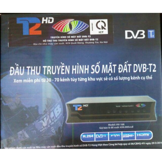 Đầu thu KTS mặt đất DVB T2