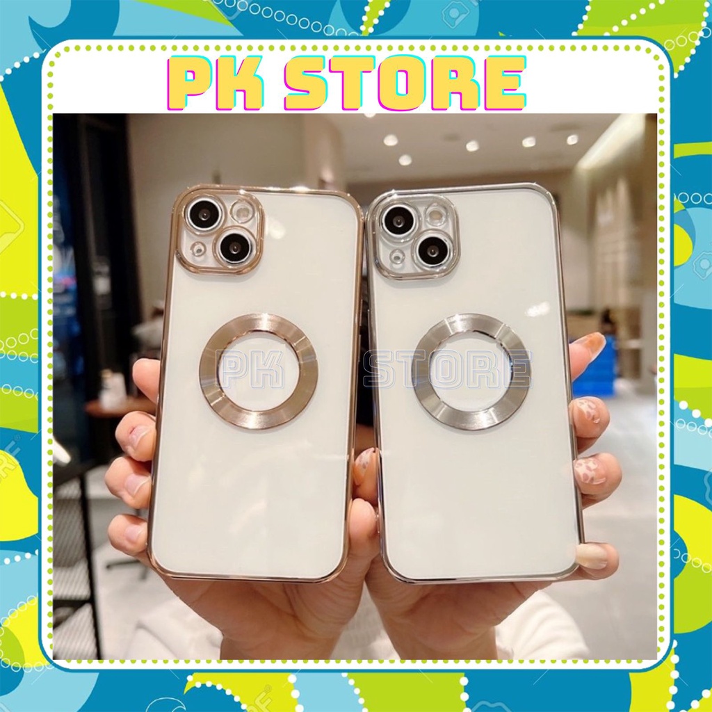 Ốp lưng iphone viền xi hở táo BVC 6/6plus/6s/6splus/7/7plus/8/8plus/x/xr/xs/11/12/13/pro/max/plus/promax