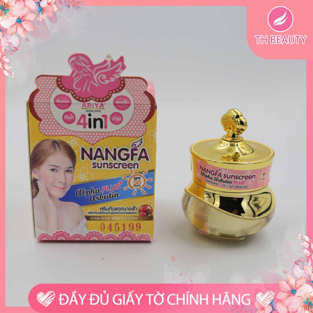 &lt;THẬT 100%&gt; Kem dưỡng da chống nắng Nangfa 4in1