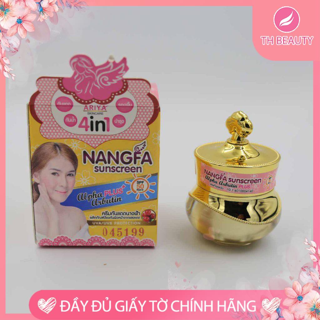 <THẬT 100%> Kem dưỡng da chống nắng Nangfa 4in1