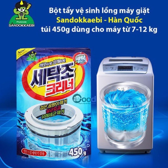 [FREESHIP❤️] BỘT TẨY VỆ SINH LỒNG GIẶT CHÍNH HÃNG HÀN QUỐC 450G