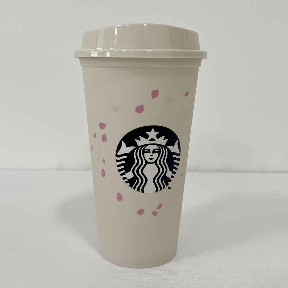 Cốc nước Starbucks hình hoa anh đào có thể tái sử dụng dung tích 500ml