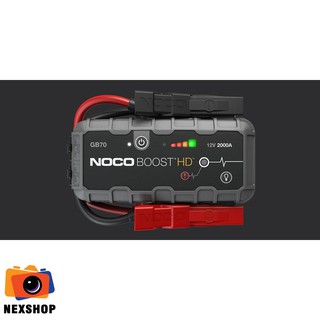 Pin dự phòng kiêm bộ khởi động xe noco gb70 - 2000a - chính hãng
