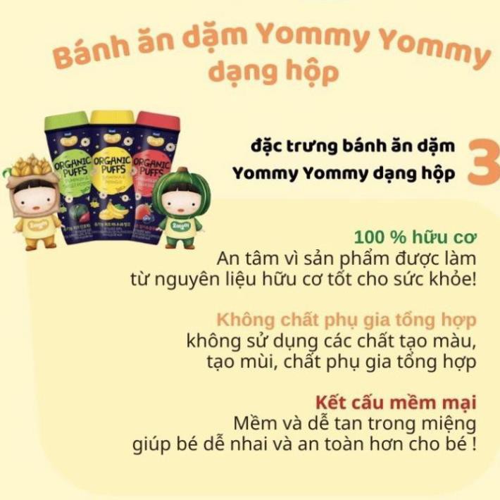 [Maeil] Bánh ăn dặm, bánh ăn dặm hữu cơ Yommy Yommy Hàn Quốc cho bé từ 7M 42g