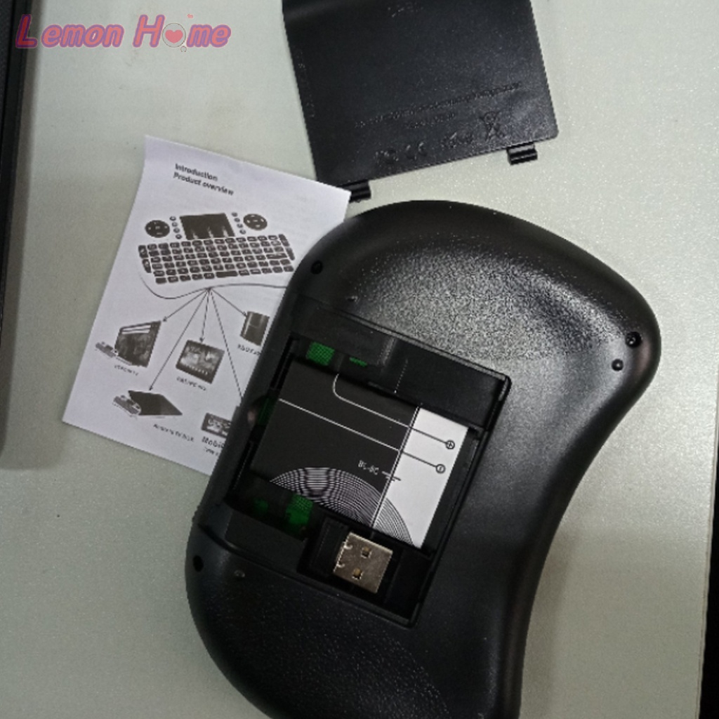 Bàn phím i8 Mini không dây 2.4GHz có đèn nền cho PC/Mac/Smart TVs/PS3/PS4