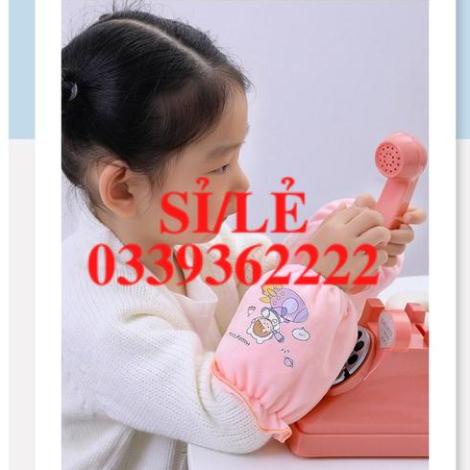 [ CHÍNH HÃNG ] Găng tay ống tay áo chống bụi bẩn giữ ấm hoạt hình dễ thương cho bé từ 0-4 tuổi   HAIANHSHOP