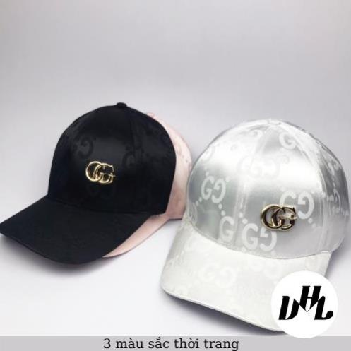 Mũ lưỡi trai VHL Store, nón kết trơn họa tiết GC LOGO sắt cao cấp form unisex nam nữ