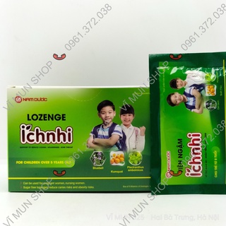 VIÊN NGẬM ÍCH NHI giảm ho, hỗ trợ giảm khản tiếng, rát họng