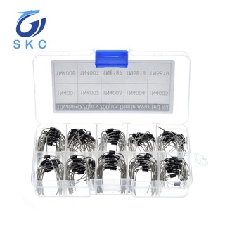 Set 200 điốt chỉnh lưu 10 giá trị 1n4003 1n4004 1n4005