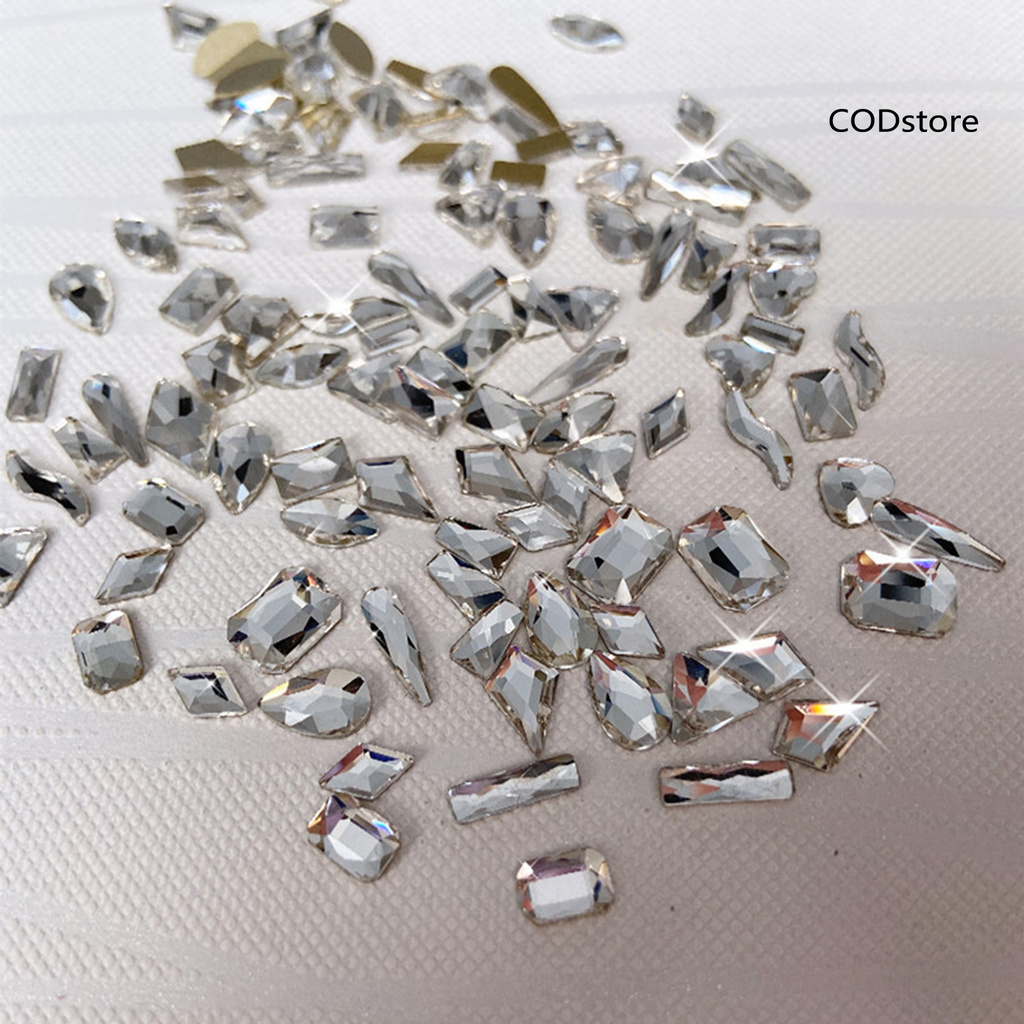 Túi 50 Hạt Đá 3d Lấp Lánh Đính Móng Nghệ Thuật