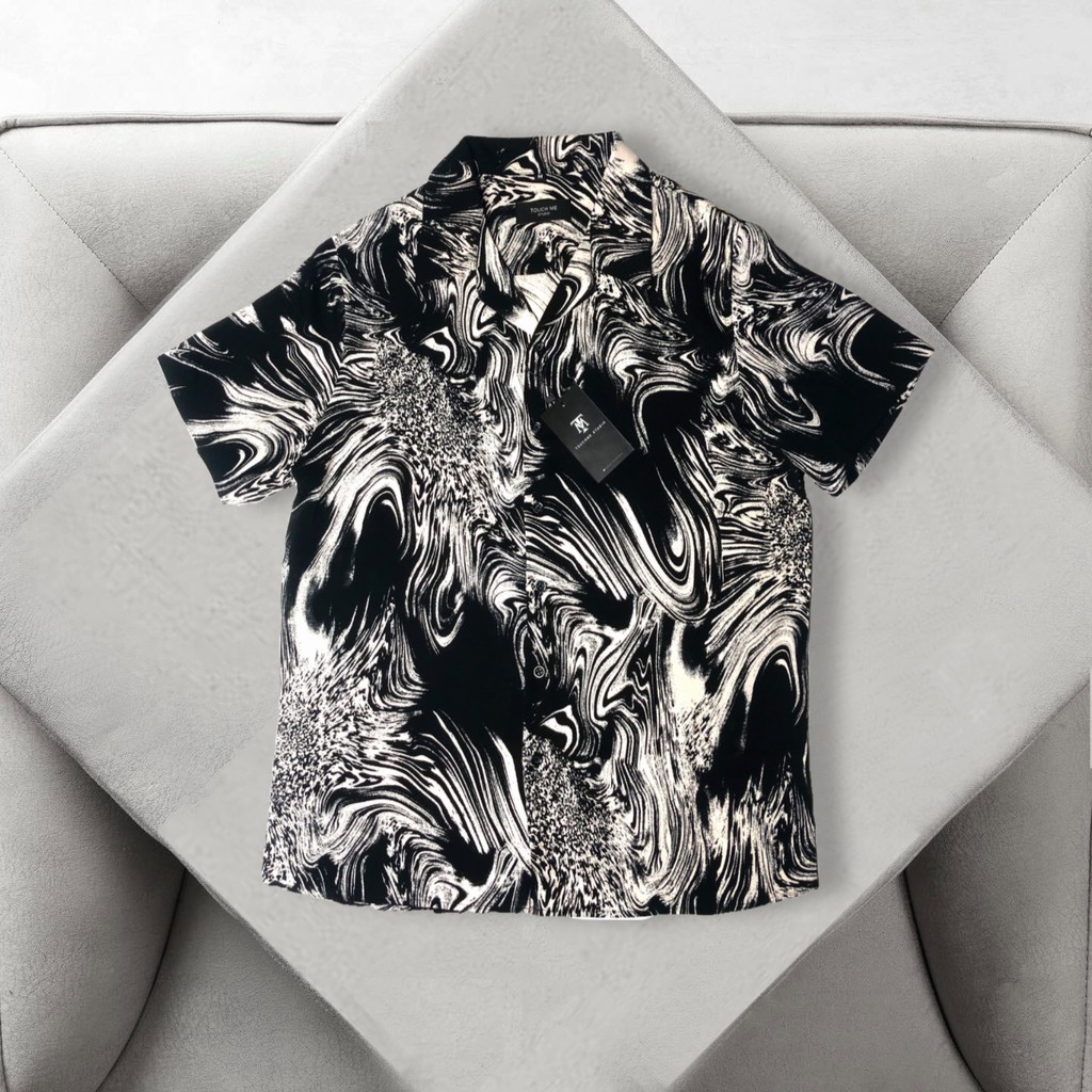 Áo sơ mi nam nam TouchMe họa tiết loang chất lụa thoáng mát, cao cấp Monogram FD | Sản phẩm mới 2021 | BigBuy360 - bigbuy360.vn