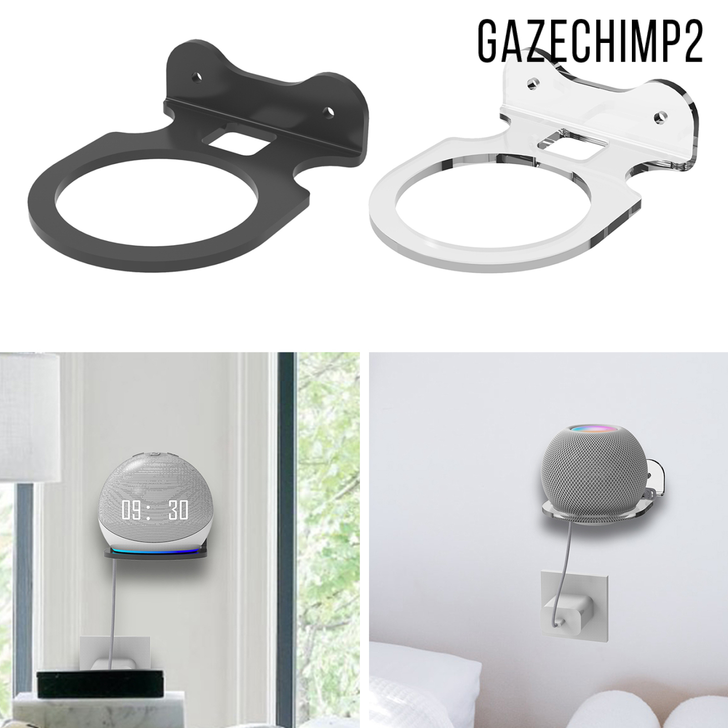 Giá Đỡ Gắn Tường Gazechimp2 Cho Loa Âm Thanh Echo Dot 1 / 2 / 3 / 4