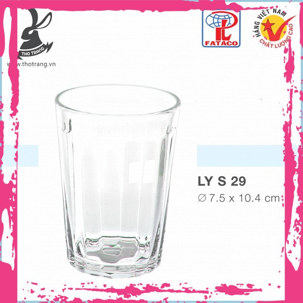 Ly Uống Nước LS29 Nhựa Trong Acrylic Cao Cấp Fataco Việt Nam