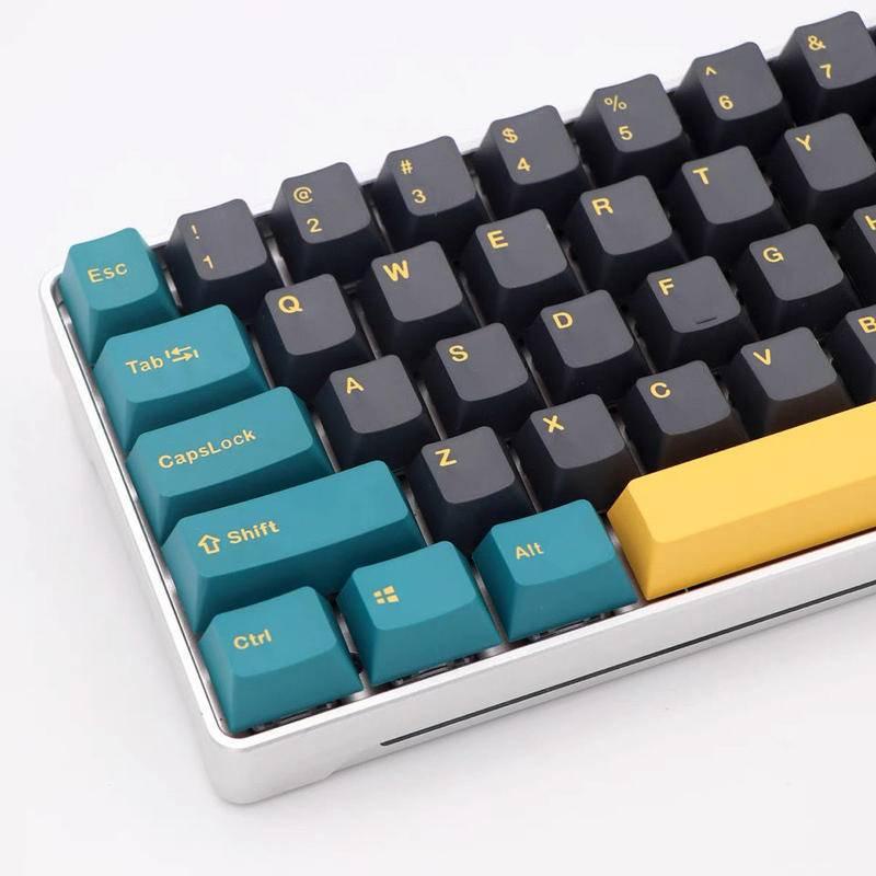 Nắp phím Mars Green Doubleshot PBT loại OEM dành cho bàn phím cơ 61 64 68 84 87 96 980 104 108