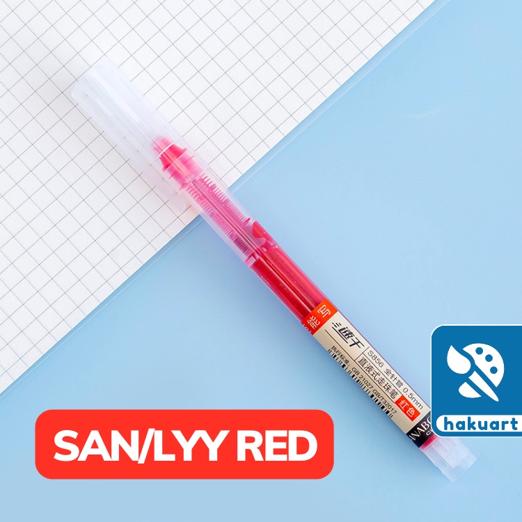 Bút Gel Nước SAN 0.5mm Nhiều Màu Mực - Văn Phòng Phẩm Haku