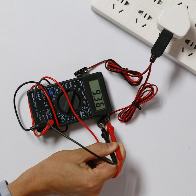 WU 6F22 9V Eliminator Thay Thế Dual 6F22 9V Pin Với Bộ Chuyển Đổi Nguồn USB Cho Đồ Chơi Điện Tử Đài 