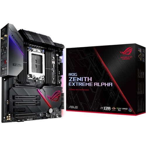 Mainboard Asus ROG ZENITH EXTREME ALPHA (AMD X399, TR4, E-ATX, 8 Khe RAM DDR4)