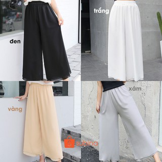 PTS2583 - Quần culottes 2 lớp chiffon