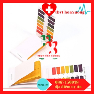 Giấy Quỳ Tím Thử Độ pH Thang Đo Từ 1 Đến 14 [80 Miếng Kèm Bảng Màu]