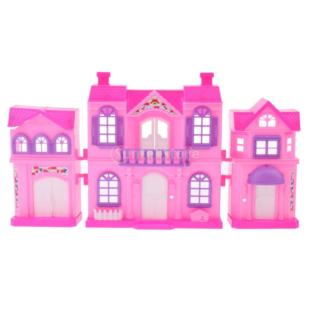 Ngôi nhà cổ tích bằng nhựa cho búp bê Barbie