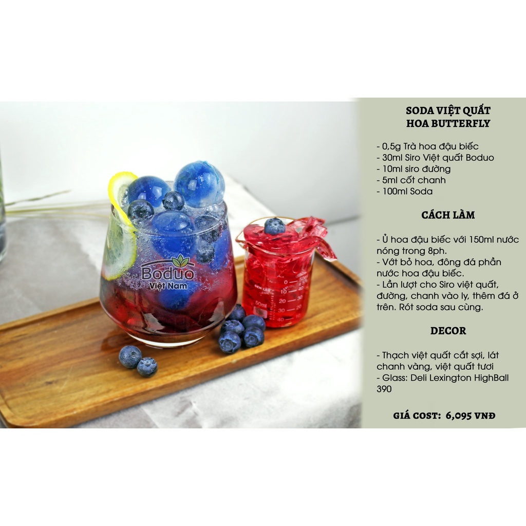 Trà hoa đậu biếc sấy khô 100g cánh to đẹp , không vụn , trà hoa quả, đại dương xanh