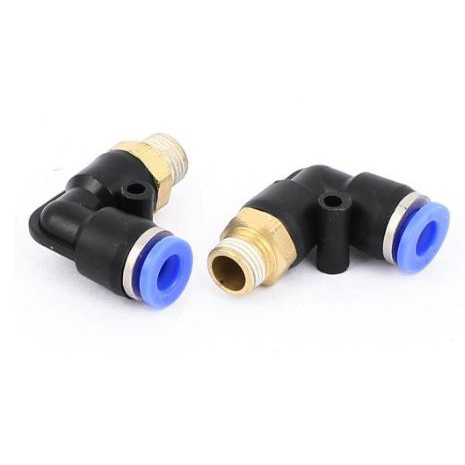 Co( góc) ren ngoài,nối nhanh 1 đầu dây hơi khí nén PU