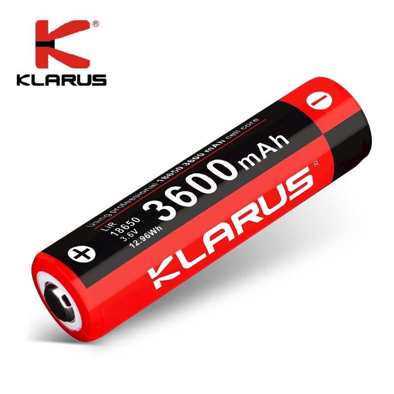 PIN SẠC KLARUS 18650 CAO CẤP DUNG LƯỢNG 3600MAH CHO ĐÈN PIN
