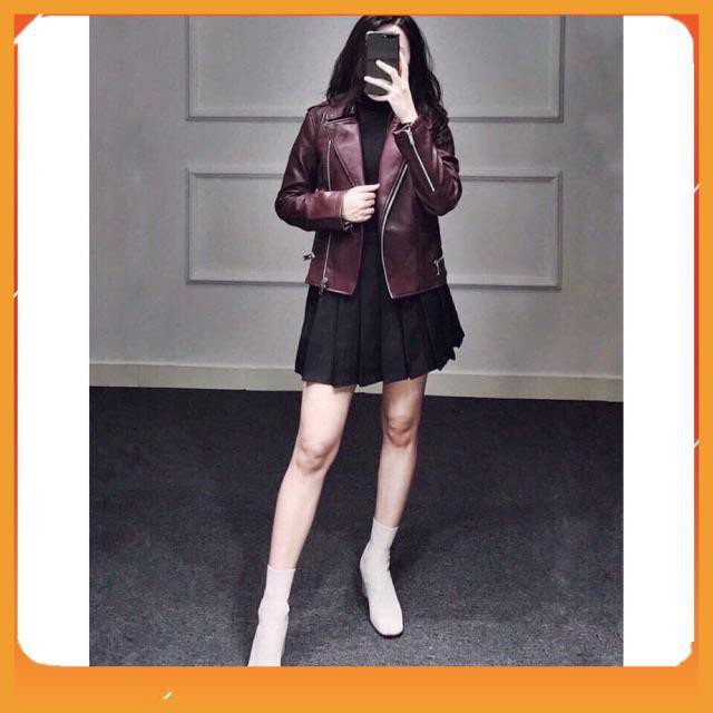 Free ship đơn 99k__Chân váy xếp ly tiểu thư hàng VNXK xịn