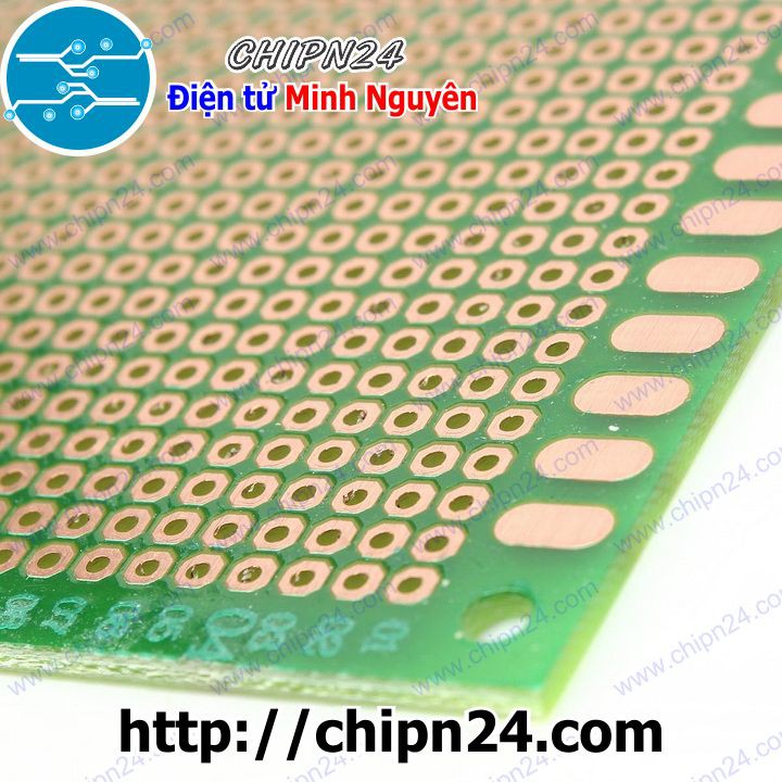 [1 TẤM] Testboard cắm hàn 1 mặt 7x9cm (Mạch sợi thủy tinh) (Board đồng đục lỗ PCB)