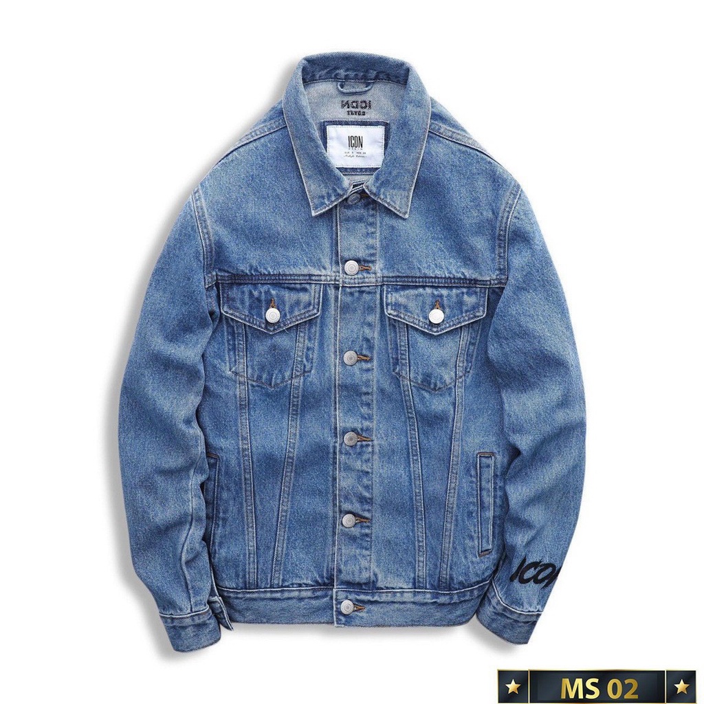 [HOT TREND] ÁO KHOÁC KAKI JEAN NAM ĐẸP CÓ TÚI TRƯỚC  THỜI TRANG MỚI NHẤT 2022 KN02