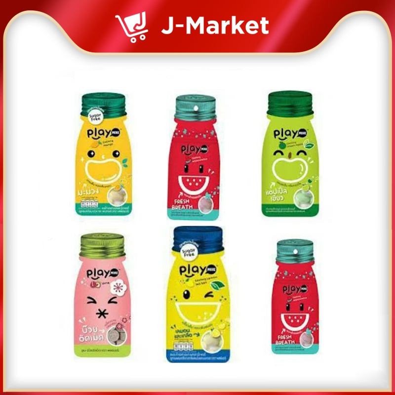 Kẹo Play more Thái Lan gói 12G đủ vị