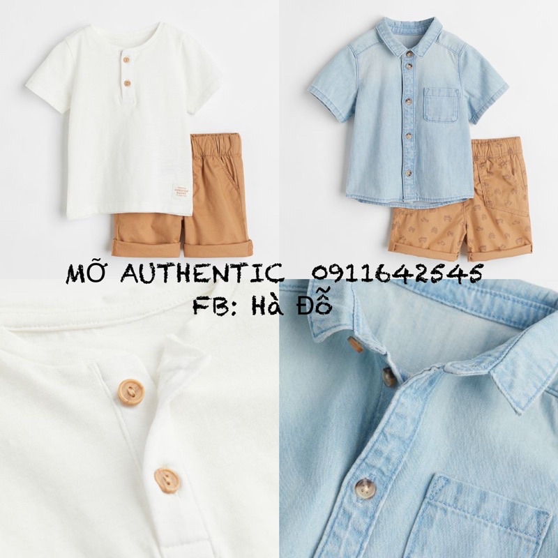 Bộ bé trai Hm Aut | Săn sale Hm Balan | sz 6/9m đến 3/4y