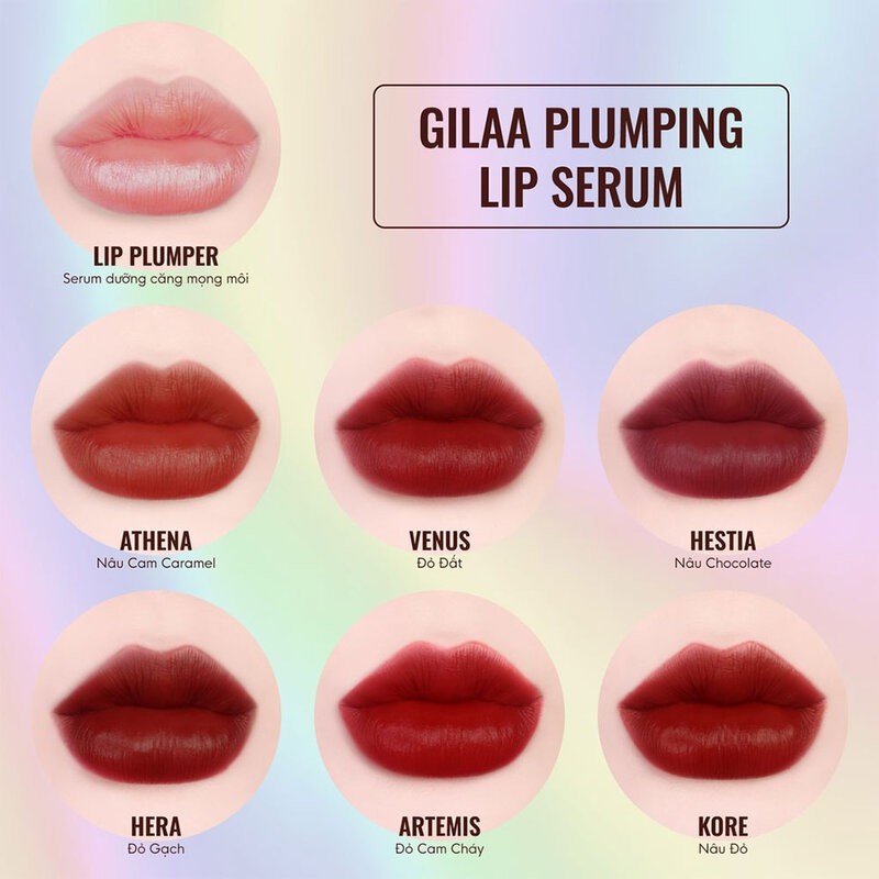 SON MÔI GILAA PLUMPING LIP SERUM 3.8G PHIÊN BẢN VELVET TINT HOÀN HẢO