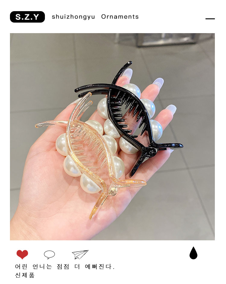 Kẹp Tóc Nữ Đính Ngọc Trai Thanh Lịch Thời Trang Phong Cách Hàn Quốc