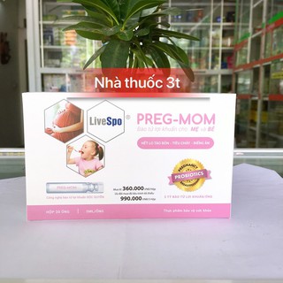 PREG MOM - Bào tử lợi khuẩn cho Mẹ và Bé. Hết lo Táo Bón- Tiêu Chảy- Biếng Ăn.