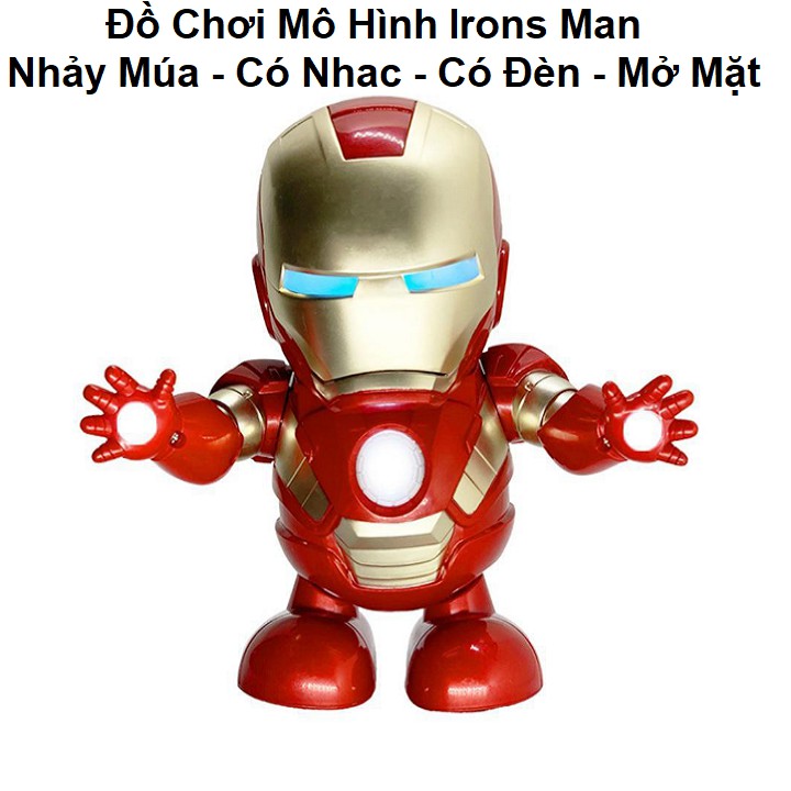 Đồ chơi mô hình người sắt ngộ nghĩng - Iron Man Nhảy Múa Theo Nhạc - Mở Mặt Cực Đẹp ( Có Video )