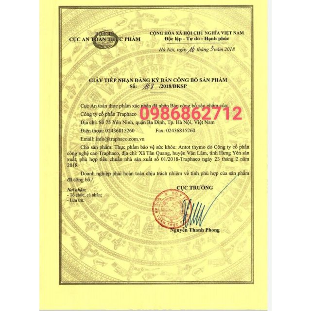 Antot Thymo Traphaco - Bổ sung vitamin, tăng cường sức đề kháng cho bé ( hộp 2 vỉ x 10 ống )