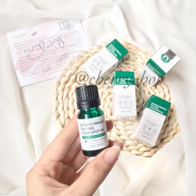 💥🍒Tinh Dầu Tràm Trà "Thần Kỳ" Some By Mi 30 Days Miracle Tea tree Clear spot oil | BigBuy360 - bigbuy360.vn