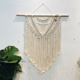 Rèm macrame treo tường họa tiết 03